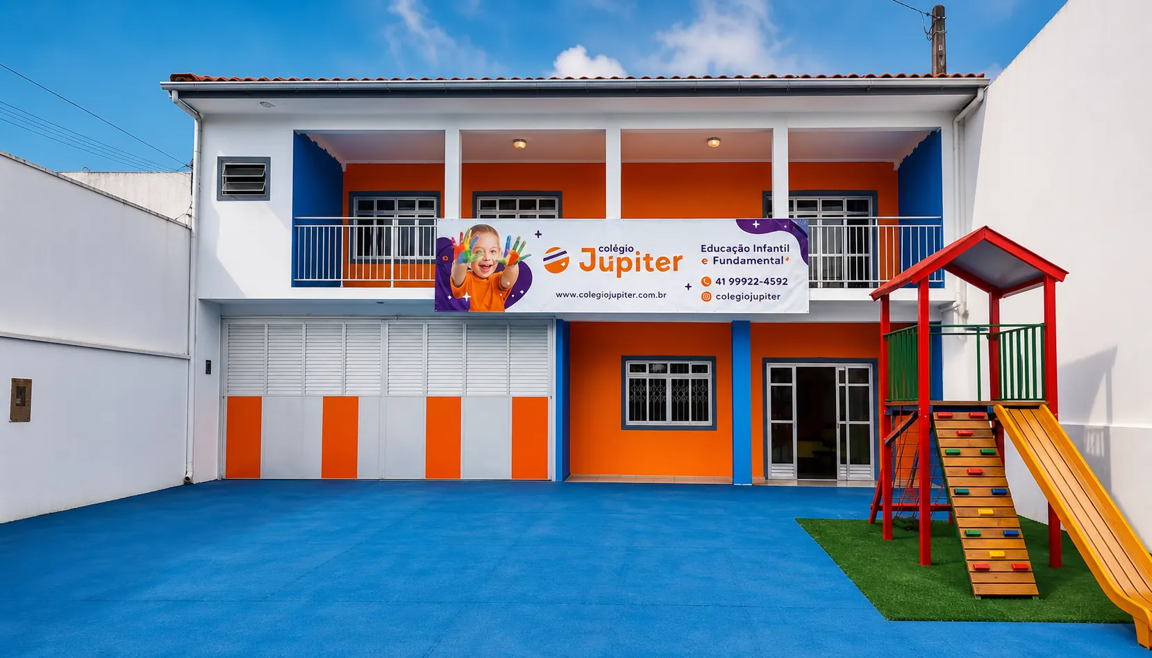 Fachada do Colégio Júpiter